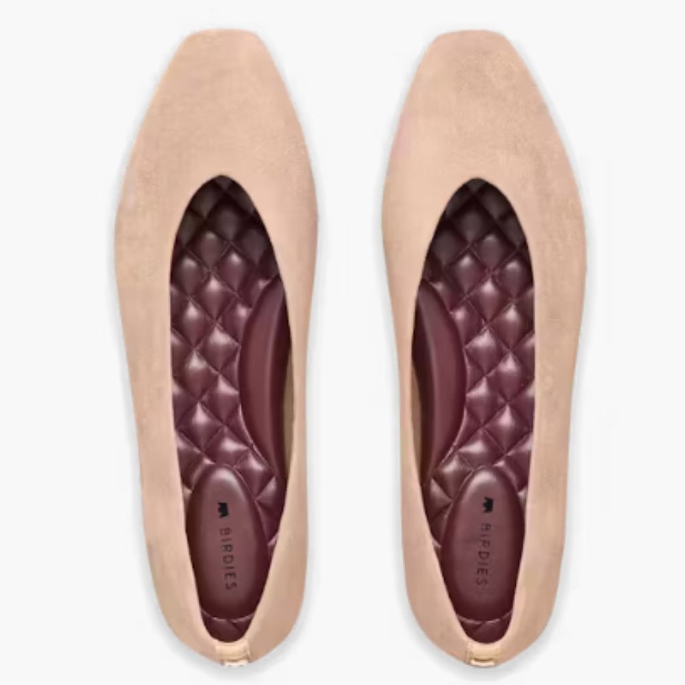 Birdies The Crane Flats in Fawn Suede - NEW